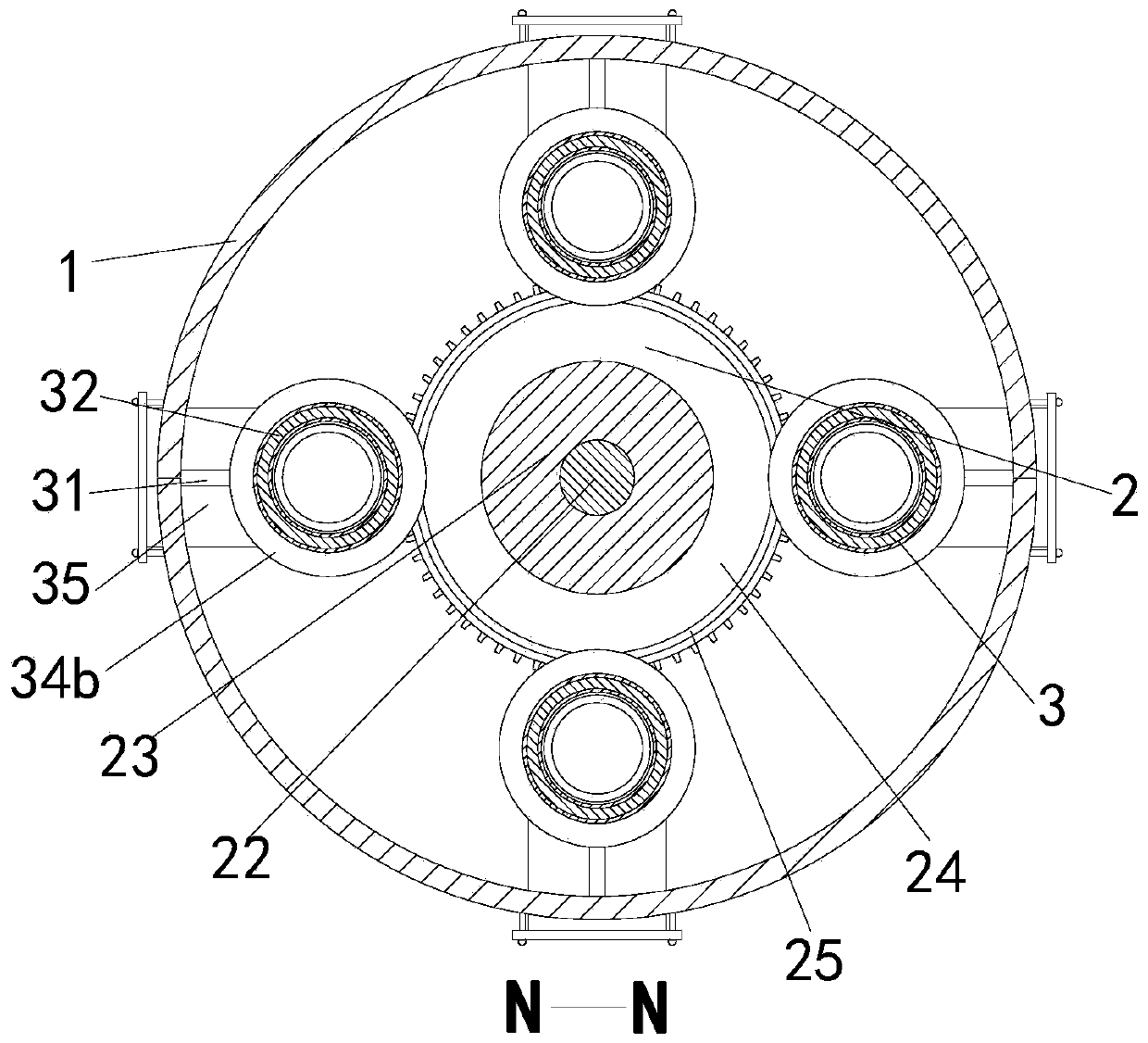 Drum-type cleaning machine for trimming of small and medium sized castings