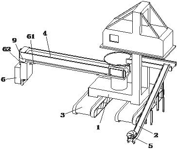 A fully mobile surface loading and distributing machine