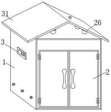 A combined double-layer switch cabinet and its combination method