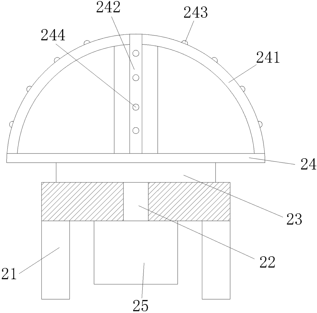 Holographic projection equipment