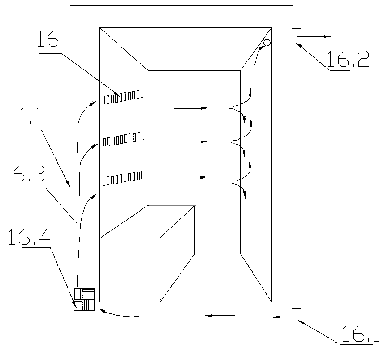 Tea storage cabinet