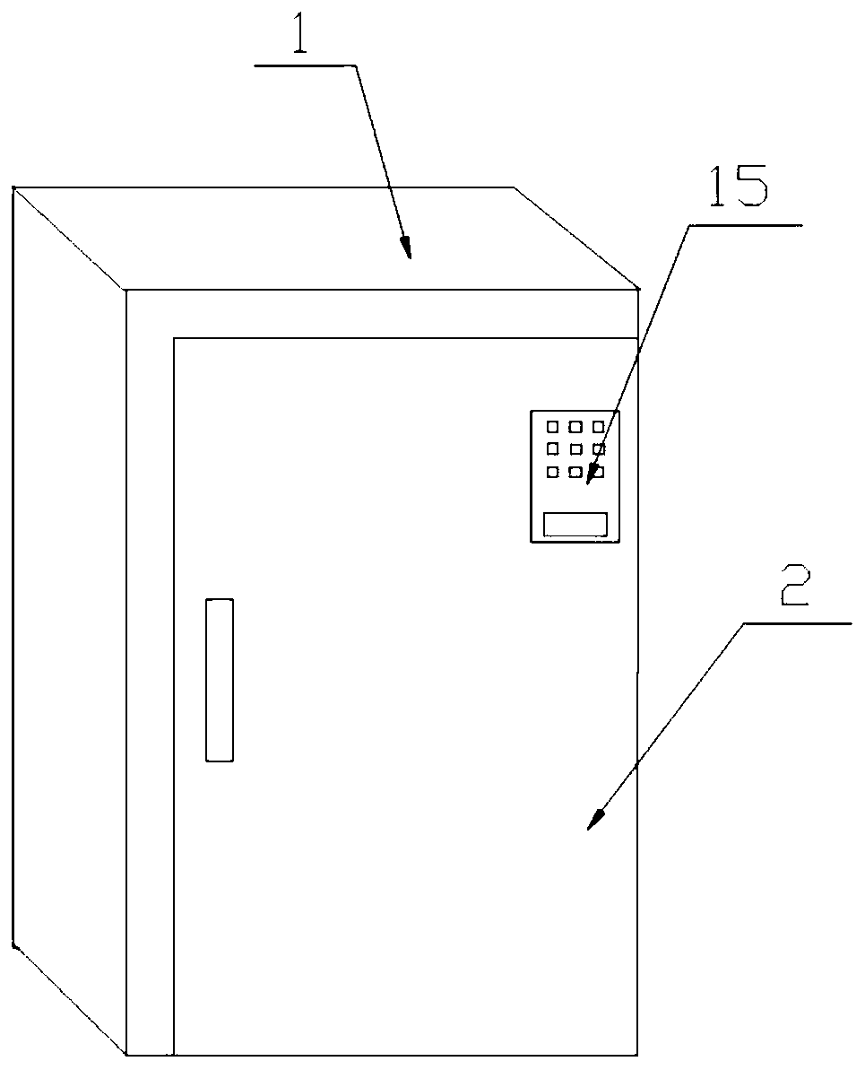 Tea storage cabinet