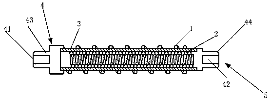 Low-temperature plasmatron with double spiral electrodes