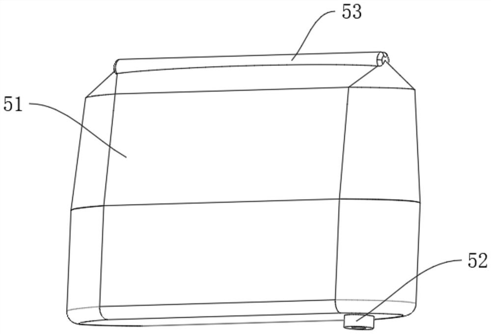 Components of airway opening device used for respiratory support of intensive care medicine