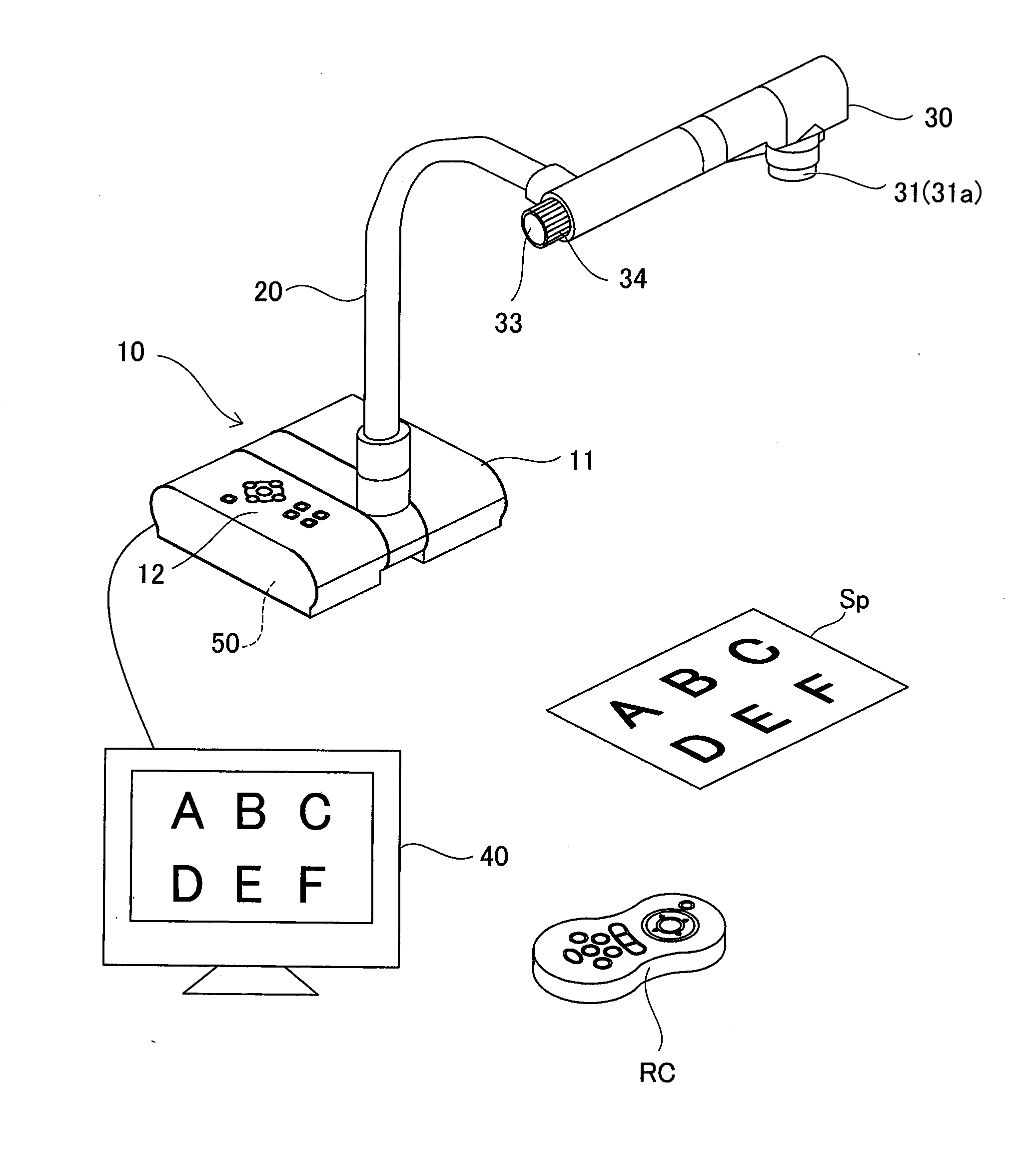 Presentation device