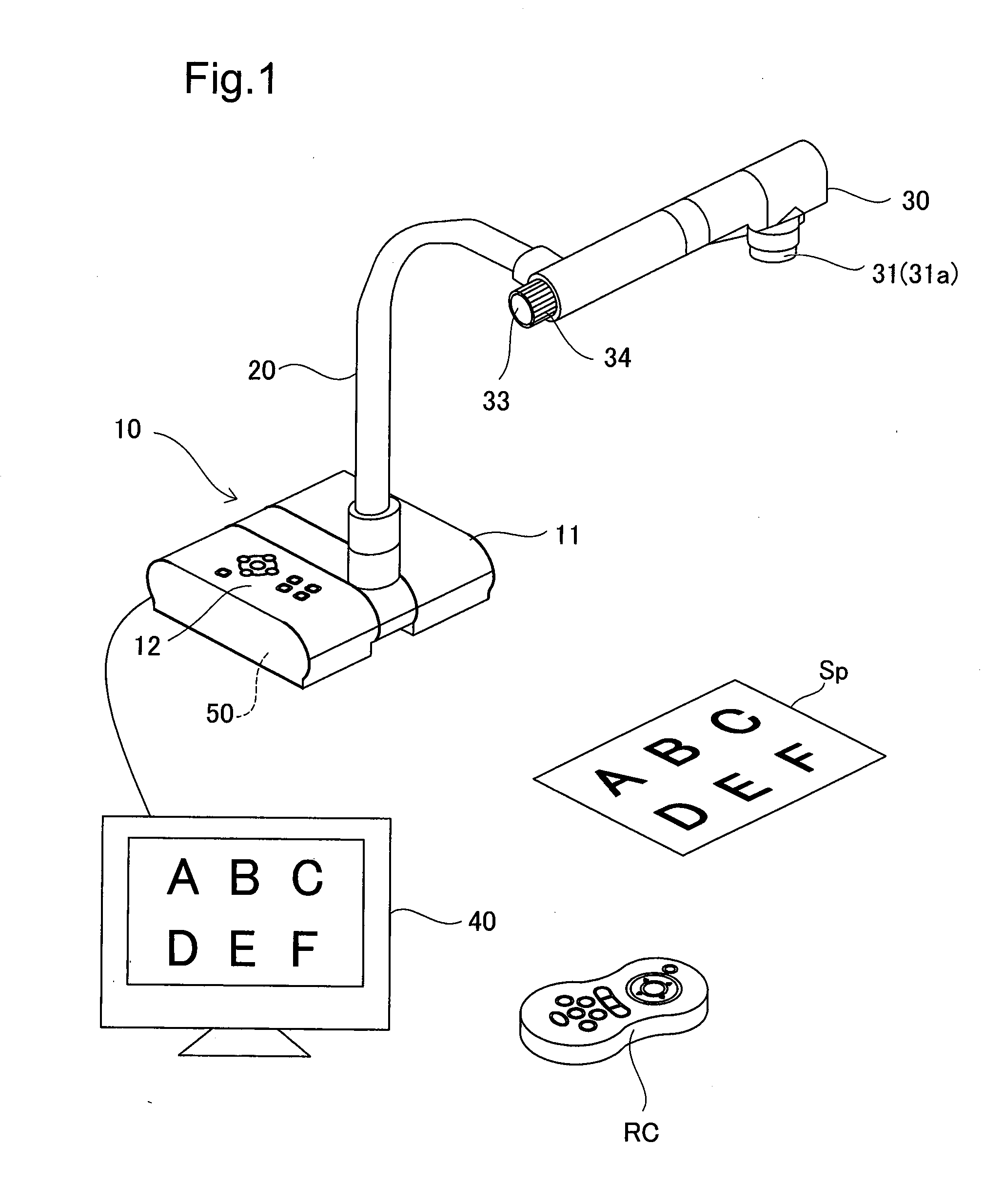 Presentation device