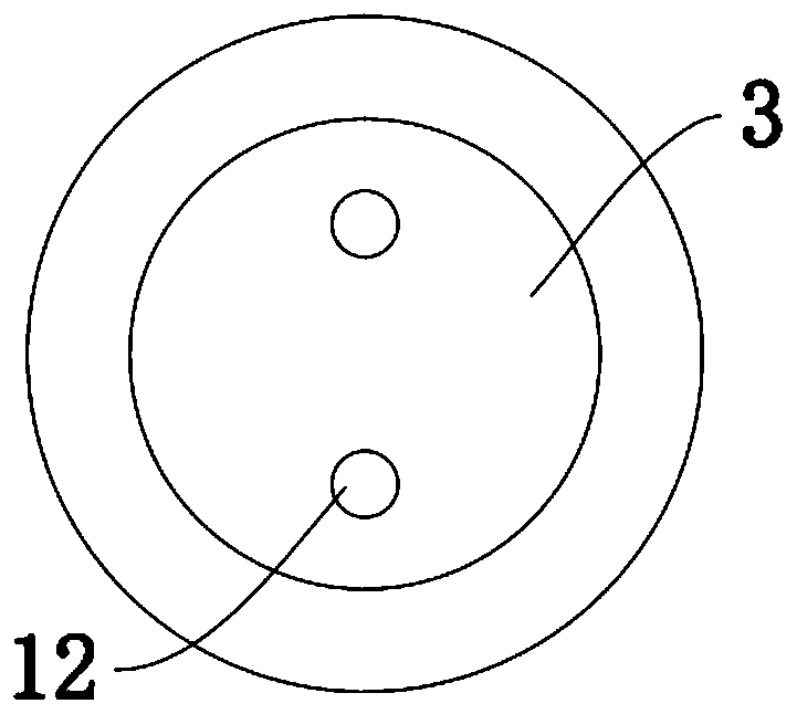 A shockproof contact box and its manufacturing method