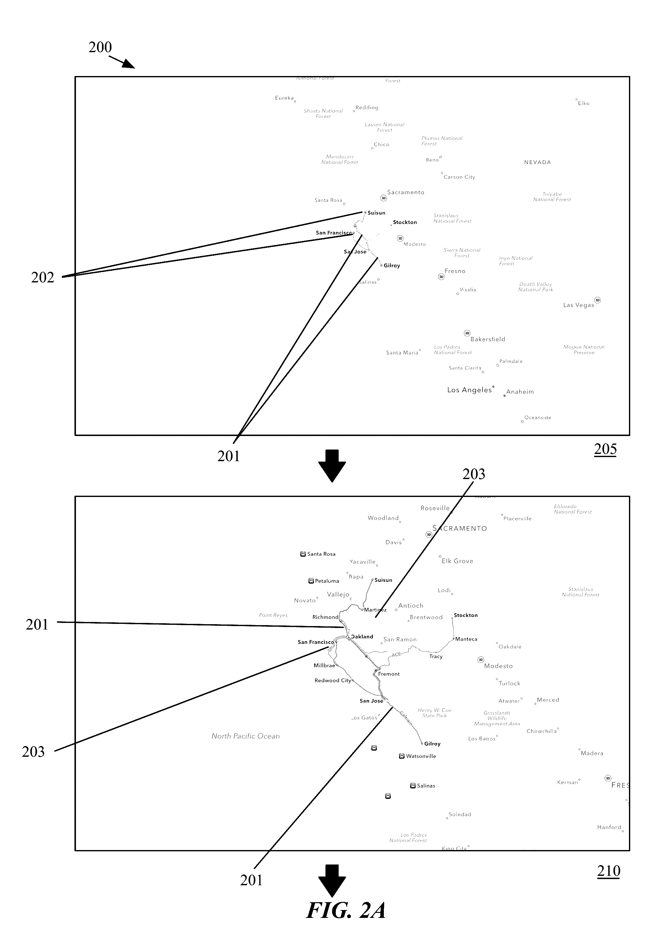 Mapping Application with Transit Mode