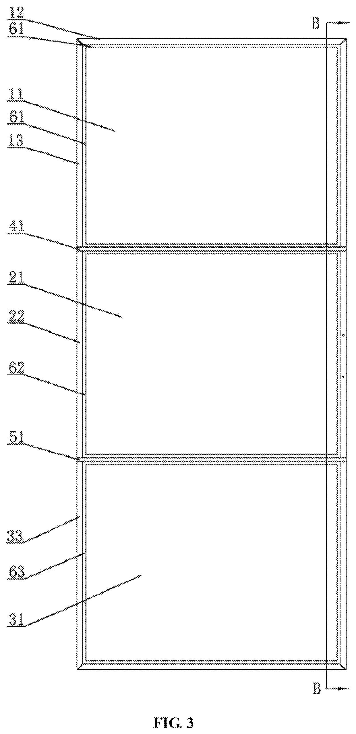 Split iron frame door structure