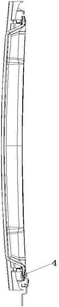 Assembly structure of automobile skylight sun shield and rear drainage groove