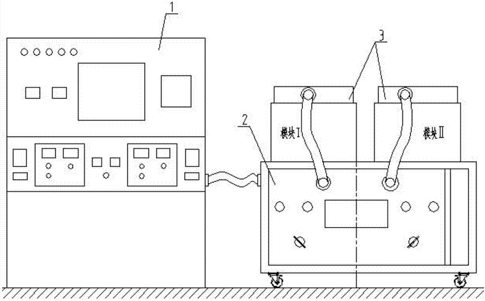 Detecting and testing device and method for inverter or charger