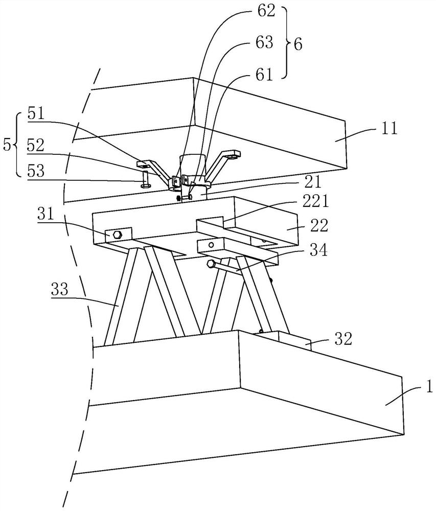 Land supporting structure for green building