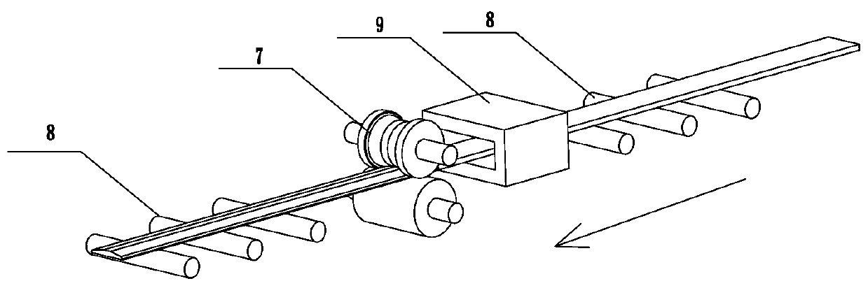 Manufacturing process of welding I-shaped steel for steel structure