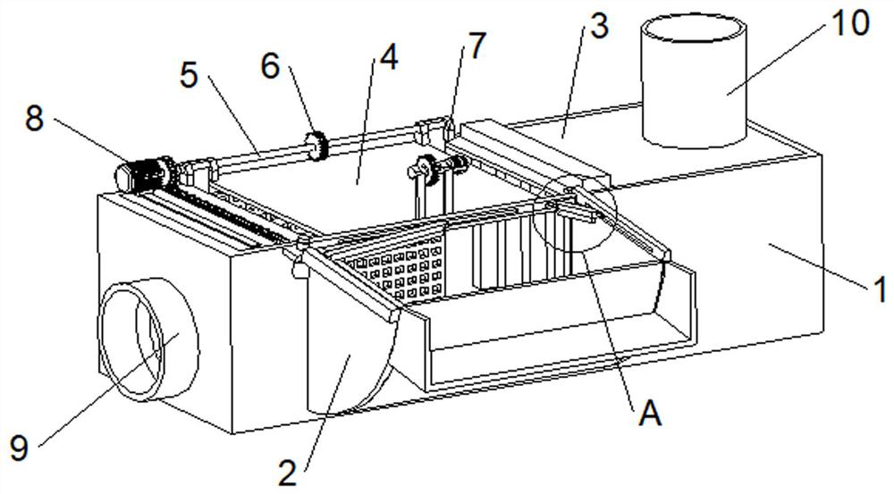 Environment-friendly white board coating wastewater recovery treatment method