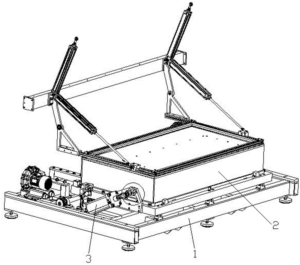 Overturning worktable for activating equipment