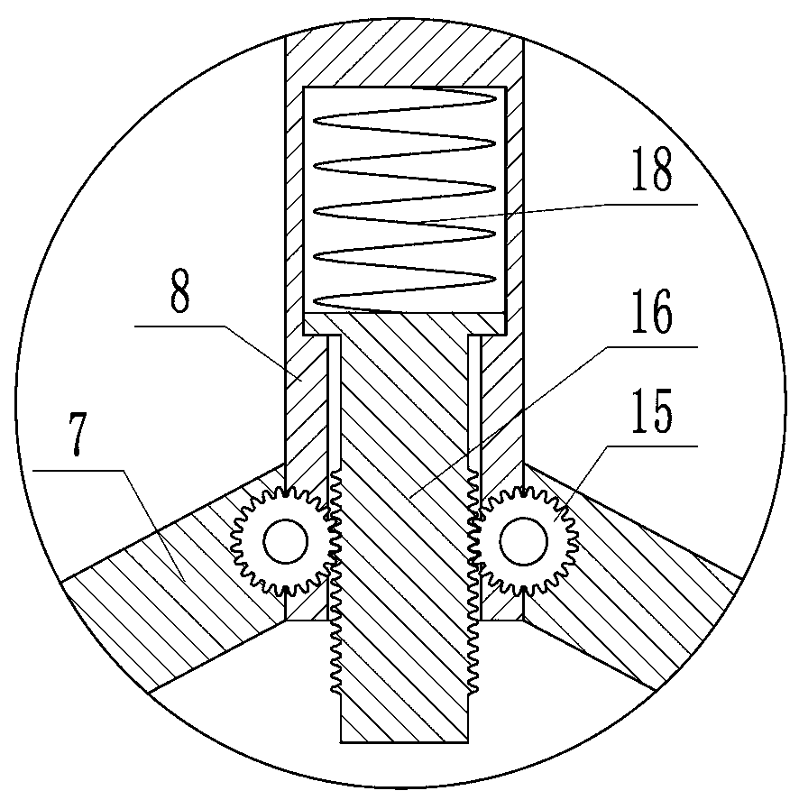 A device for separating cutting fluid from iron filings