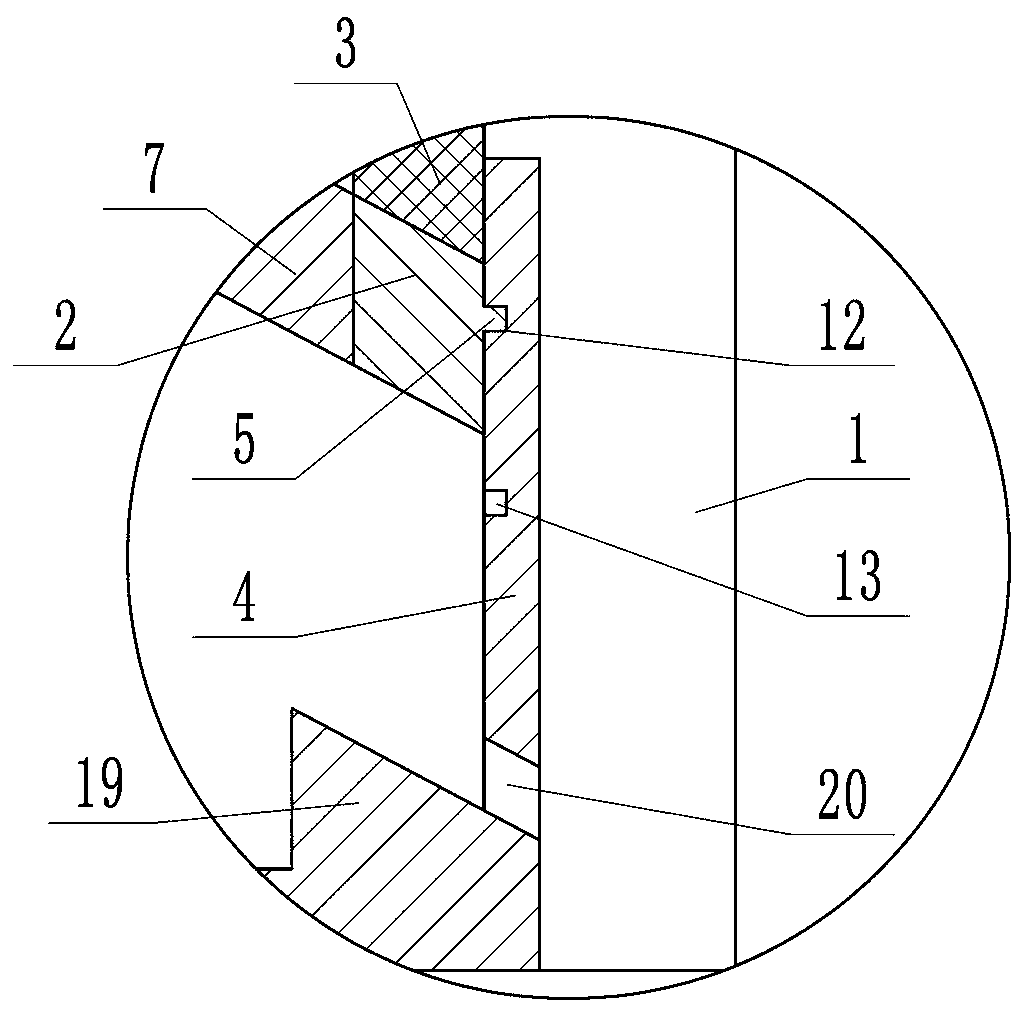 A device for separating cutting fluid from iron filings