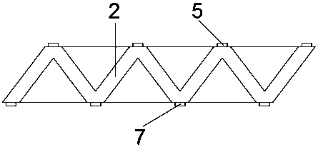 Corrugated floor slab and preparation method thereof