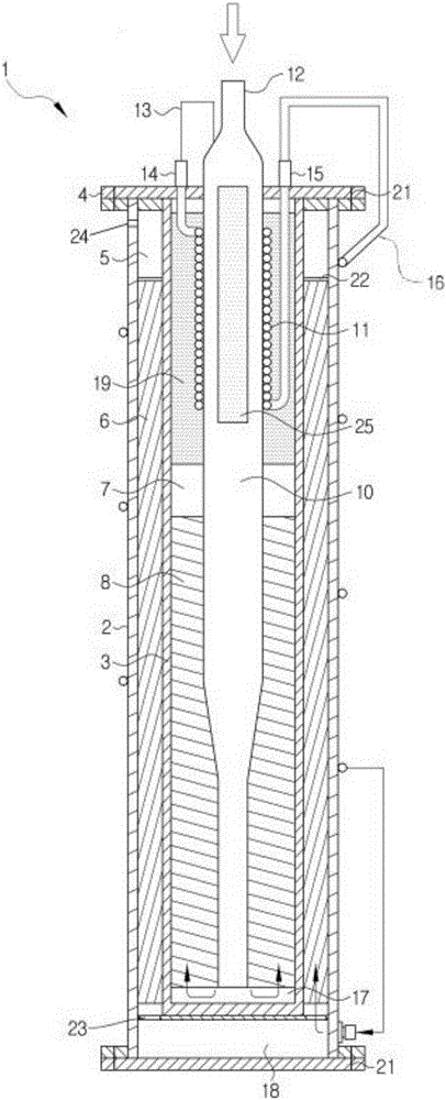 A hydrogen production reactor