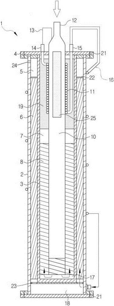 A hydrogen production reactor