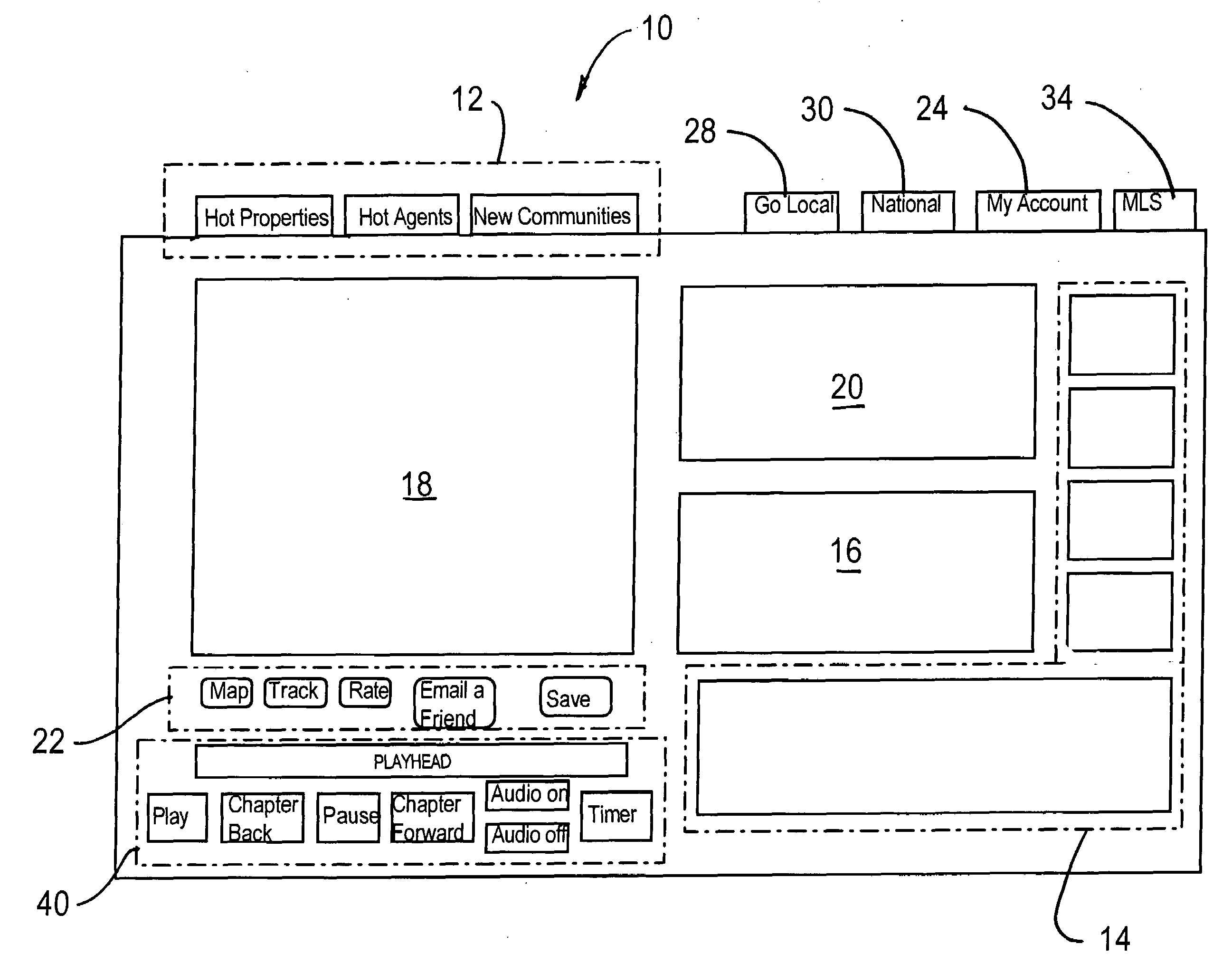 Internet-based real estate searching system and process