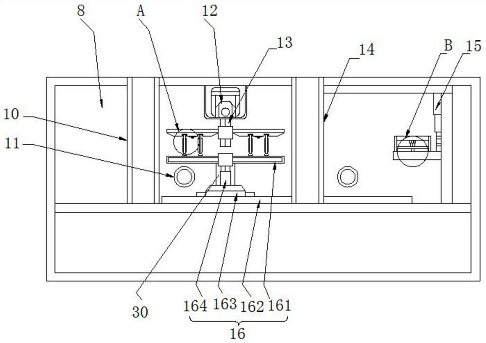 Intelligent assembly platform of backlight structure for improving home key light leakage