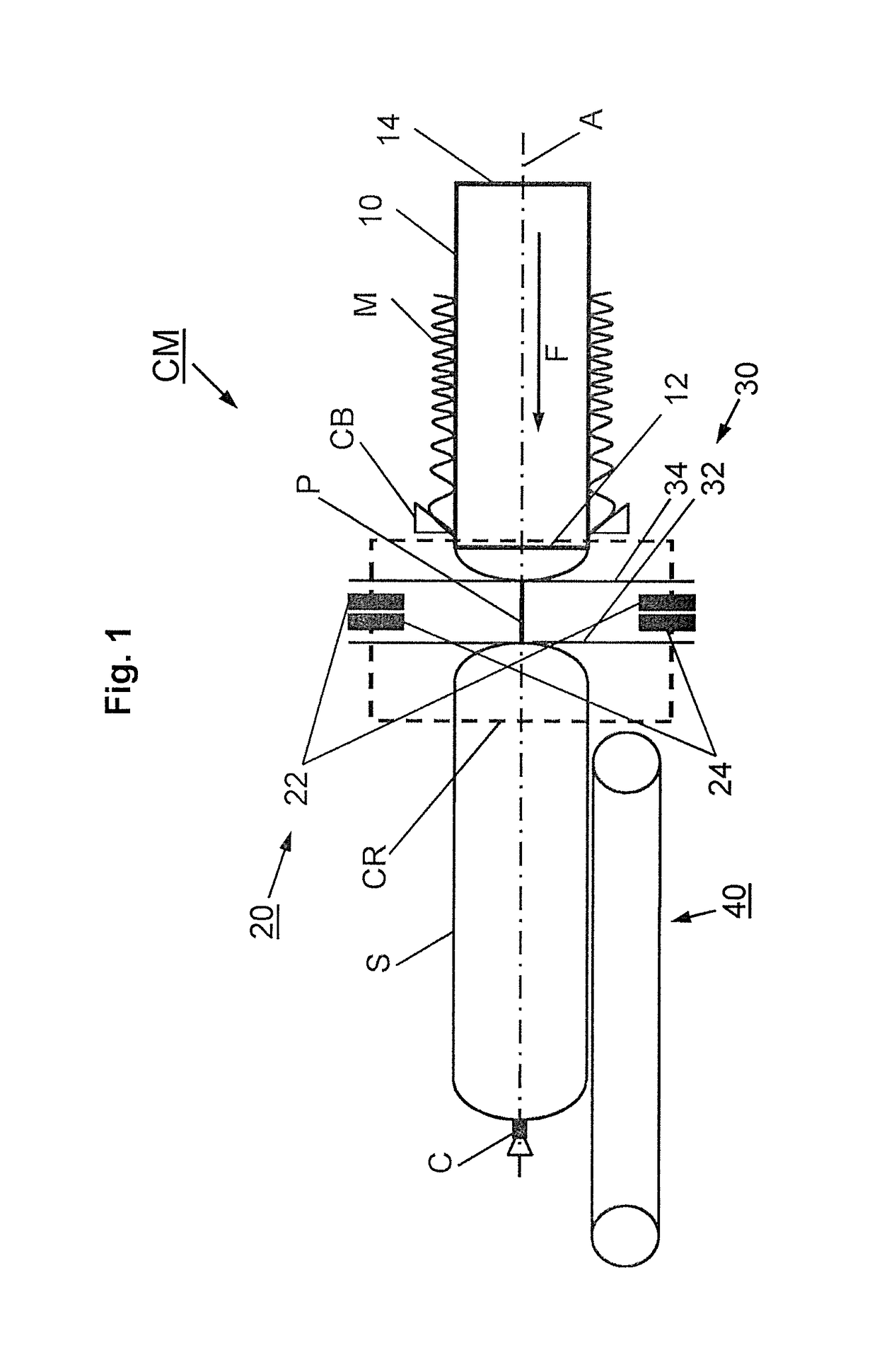 Clipping machine with easy access