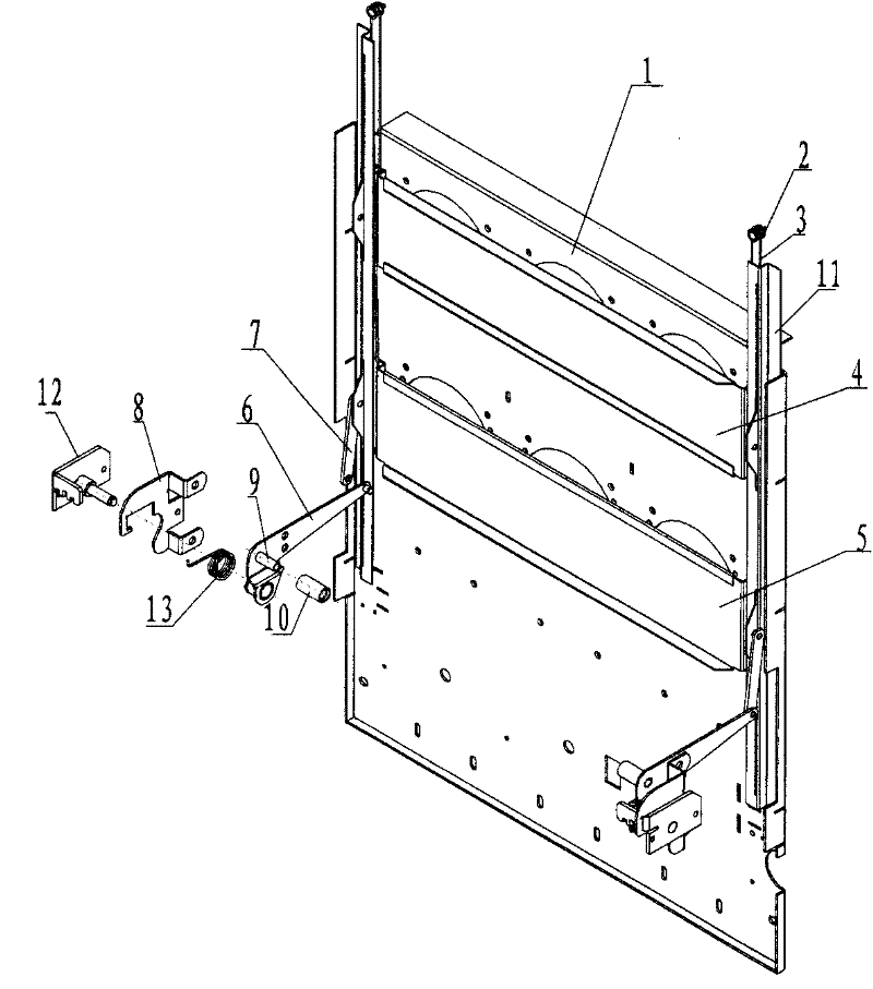 Valve mechanism of switch cabinet