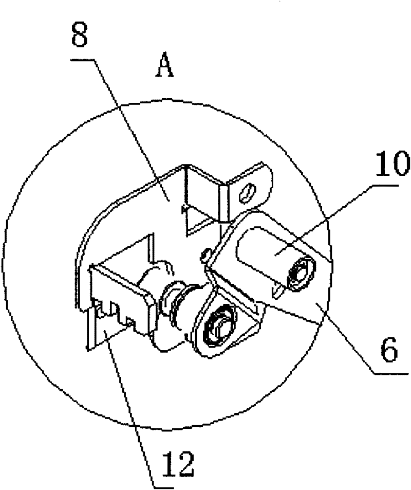 Valve mechanism of switch cabinet