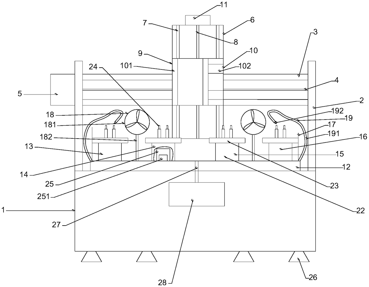 Automatic numerically-controlled machine tool