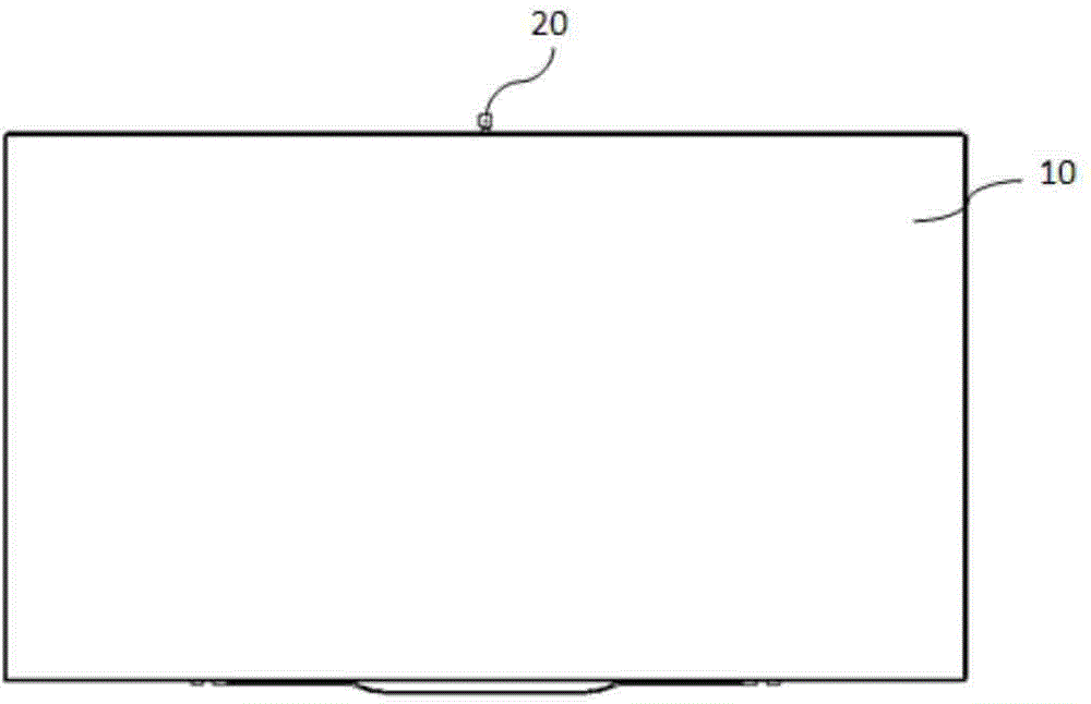 Automatic lifting camera and display device thereof