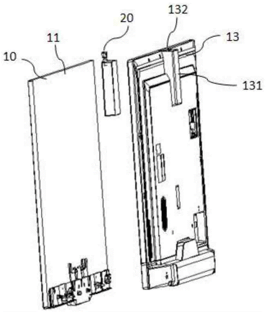 Automatic lifting camera and display device thereof