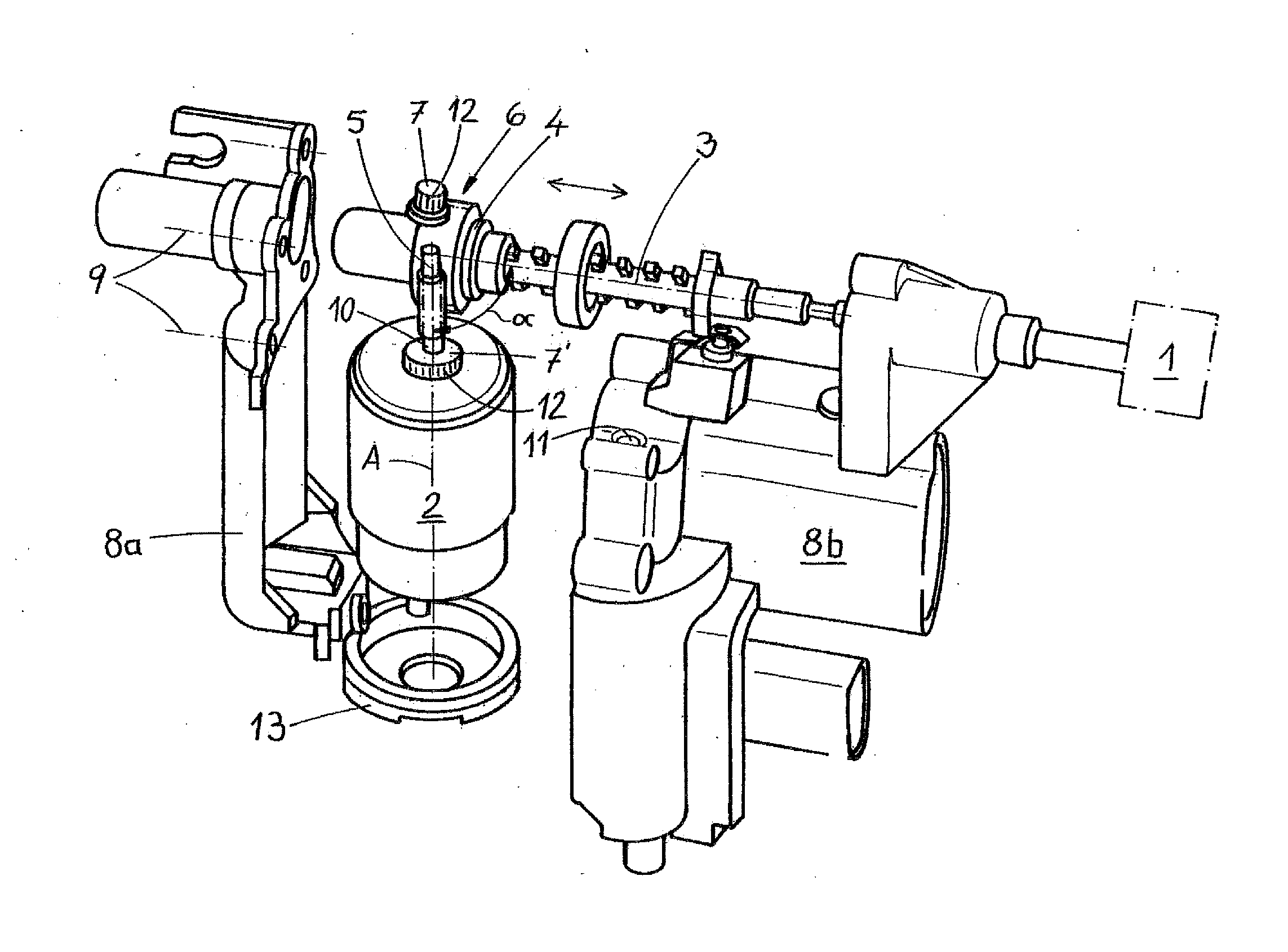 Actuating unit for automotive applications