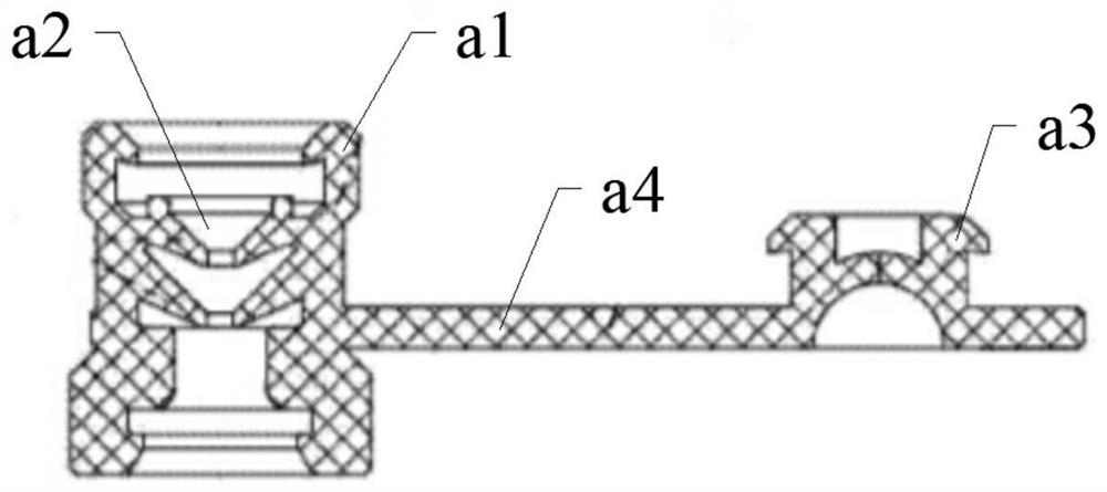 Sealing element for clamp path of endoscope