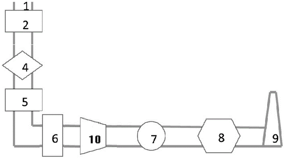 Ultralow-dust rear smoke channel system of boiler