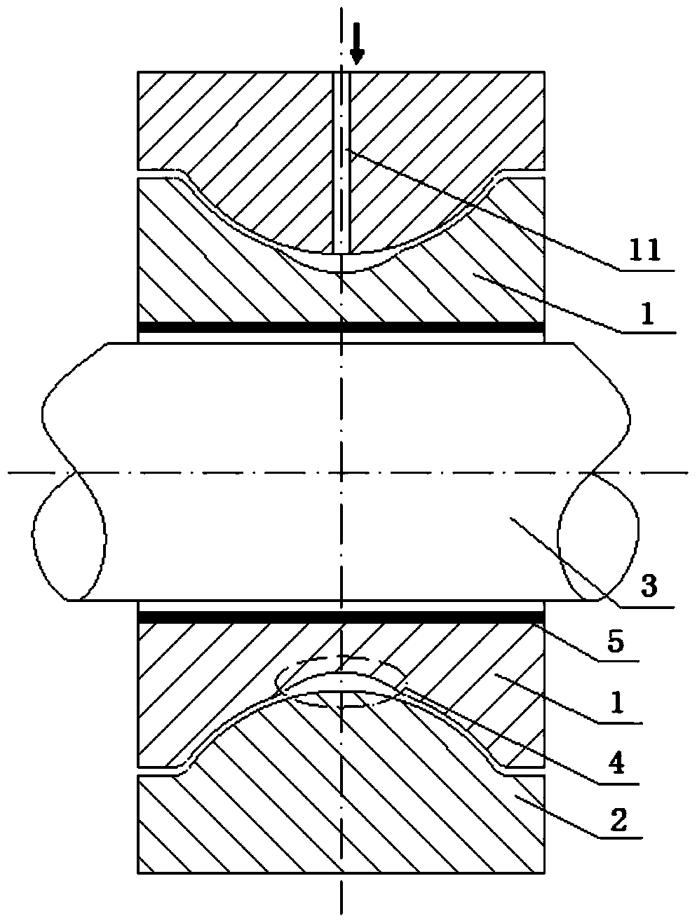 A load balancing sliding bearing