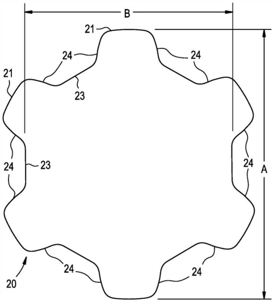 Drive system with full-surface drive contacts