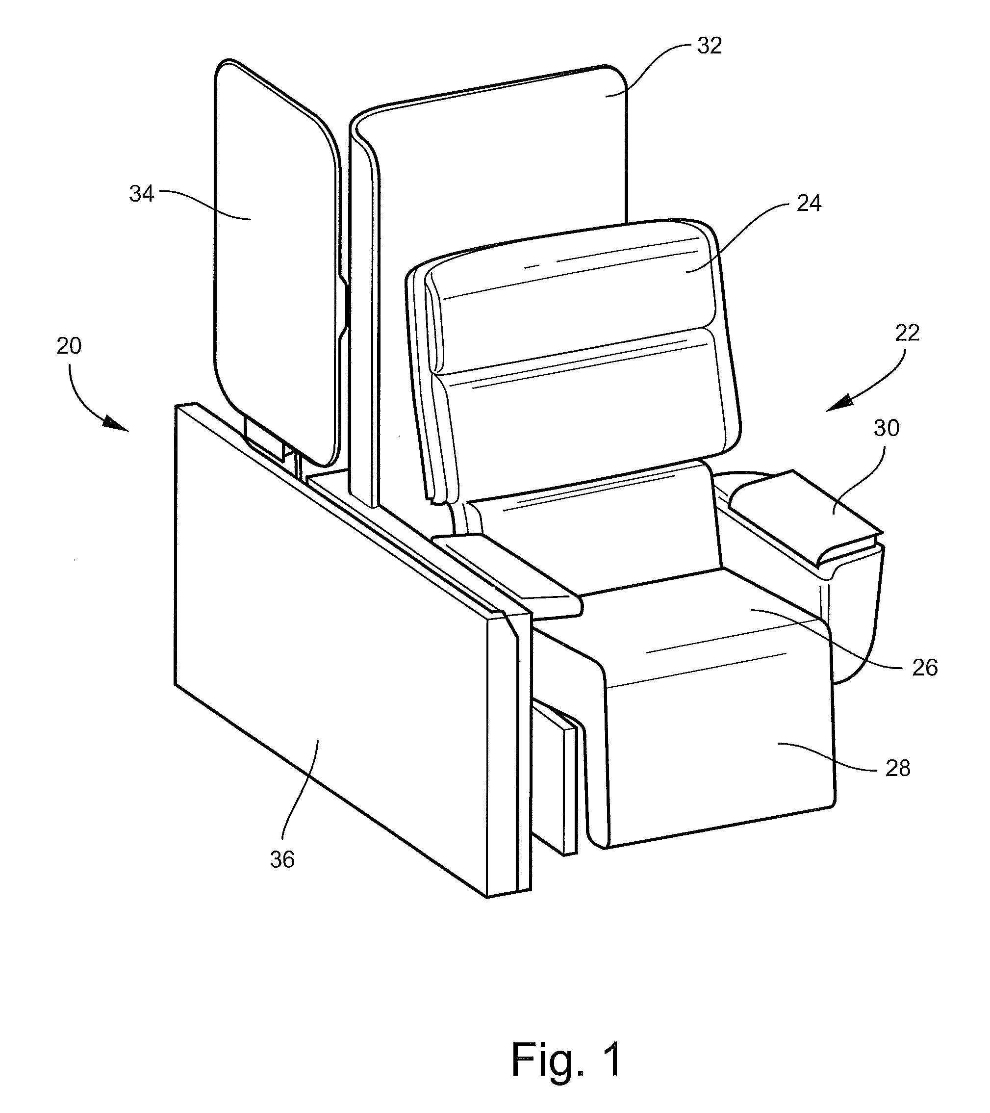 Vertically stowed tray table assembly with translational movement