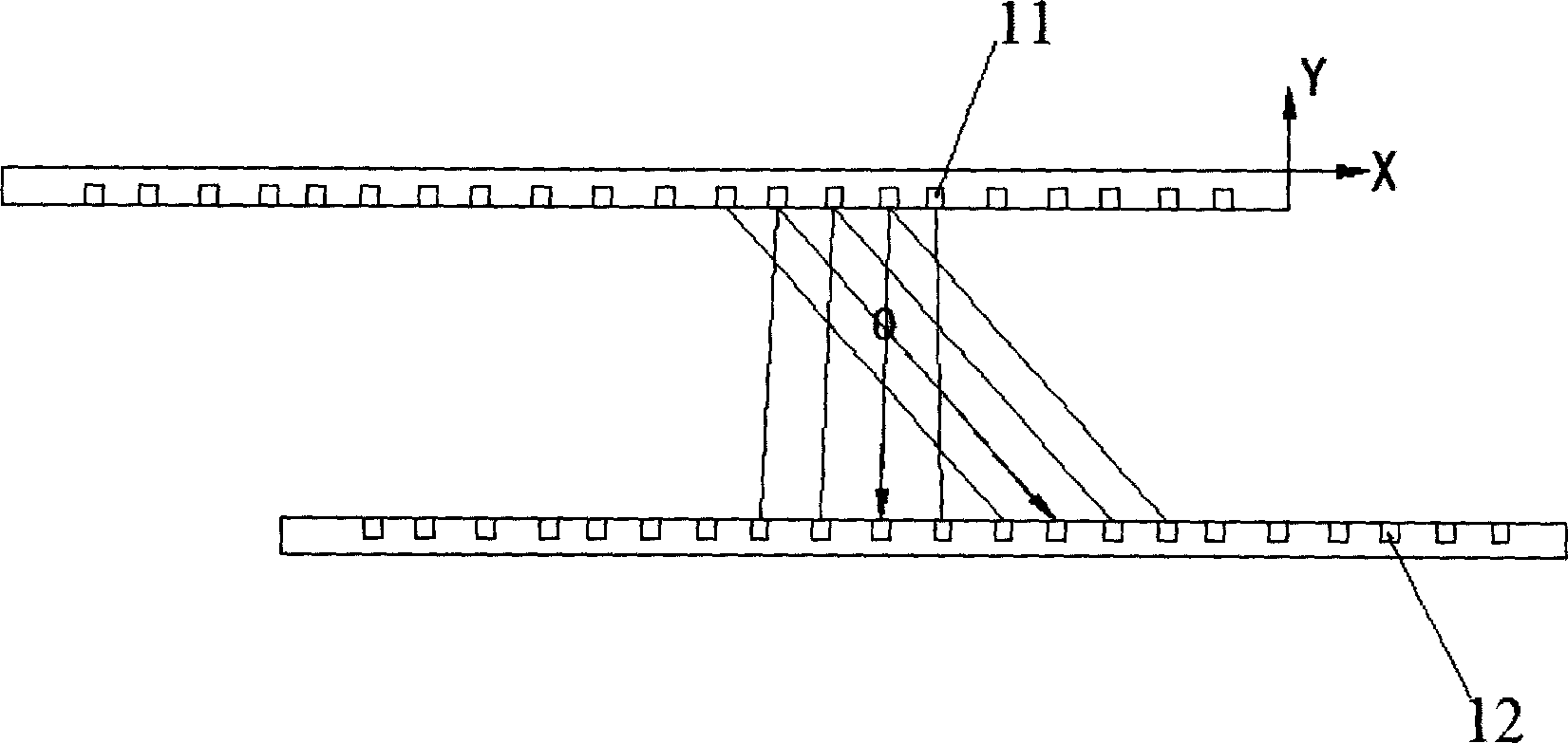 Photoelectric keyboard