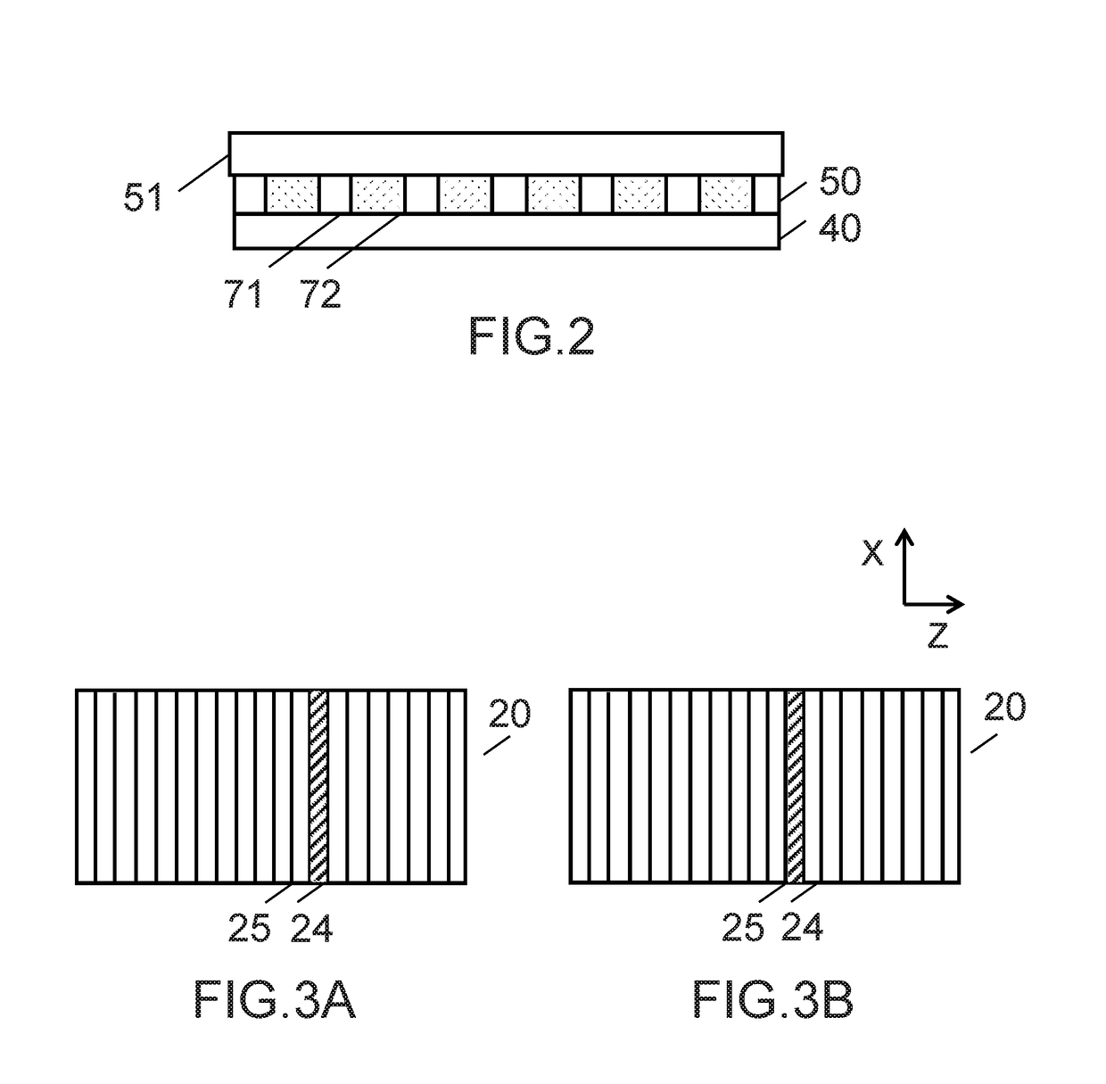 Contact image sensor using switchable bragg gratings