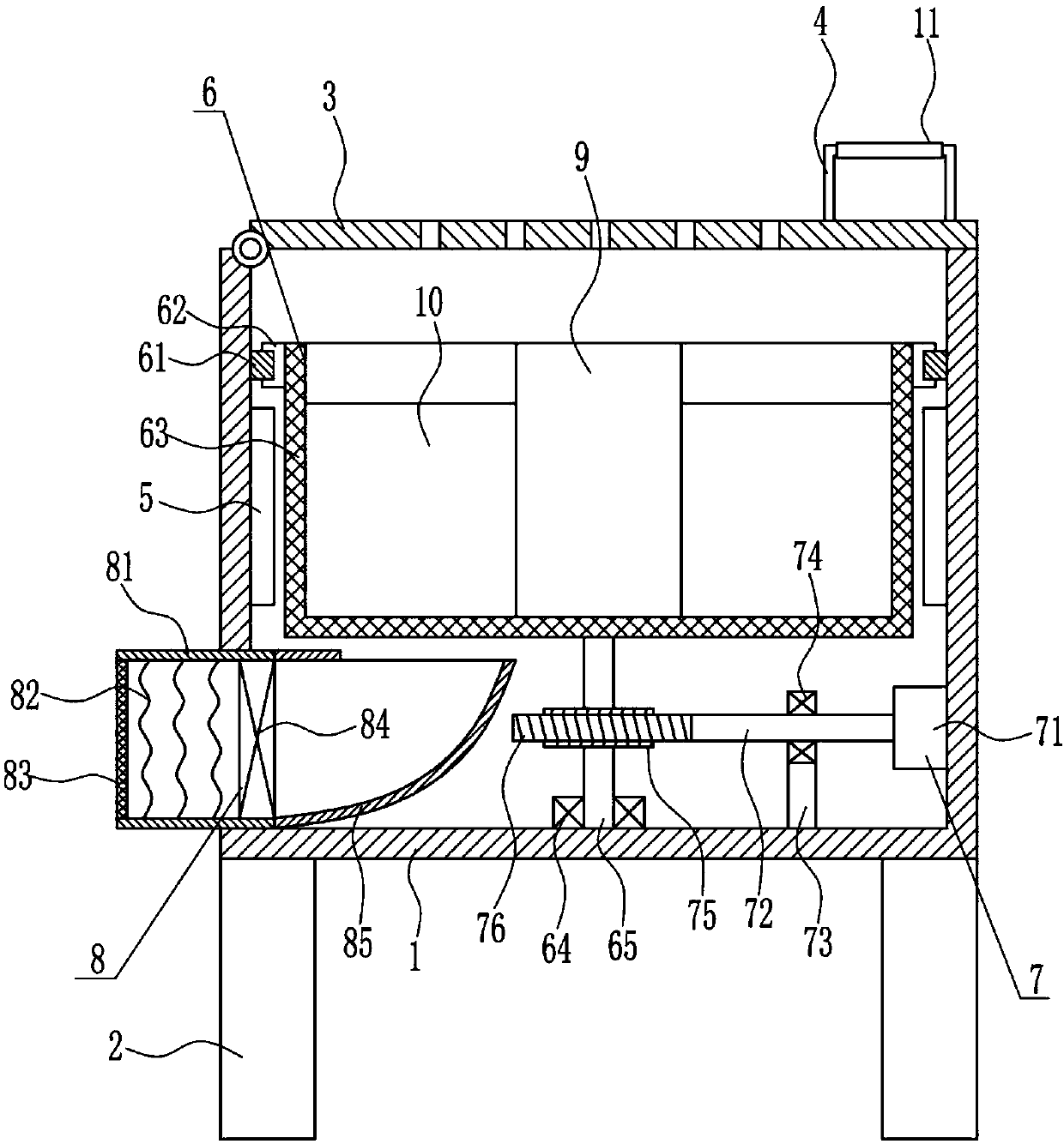 High-efficient sterilizing device for tools for gynecologic examination