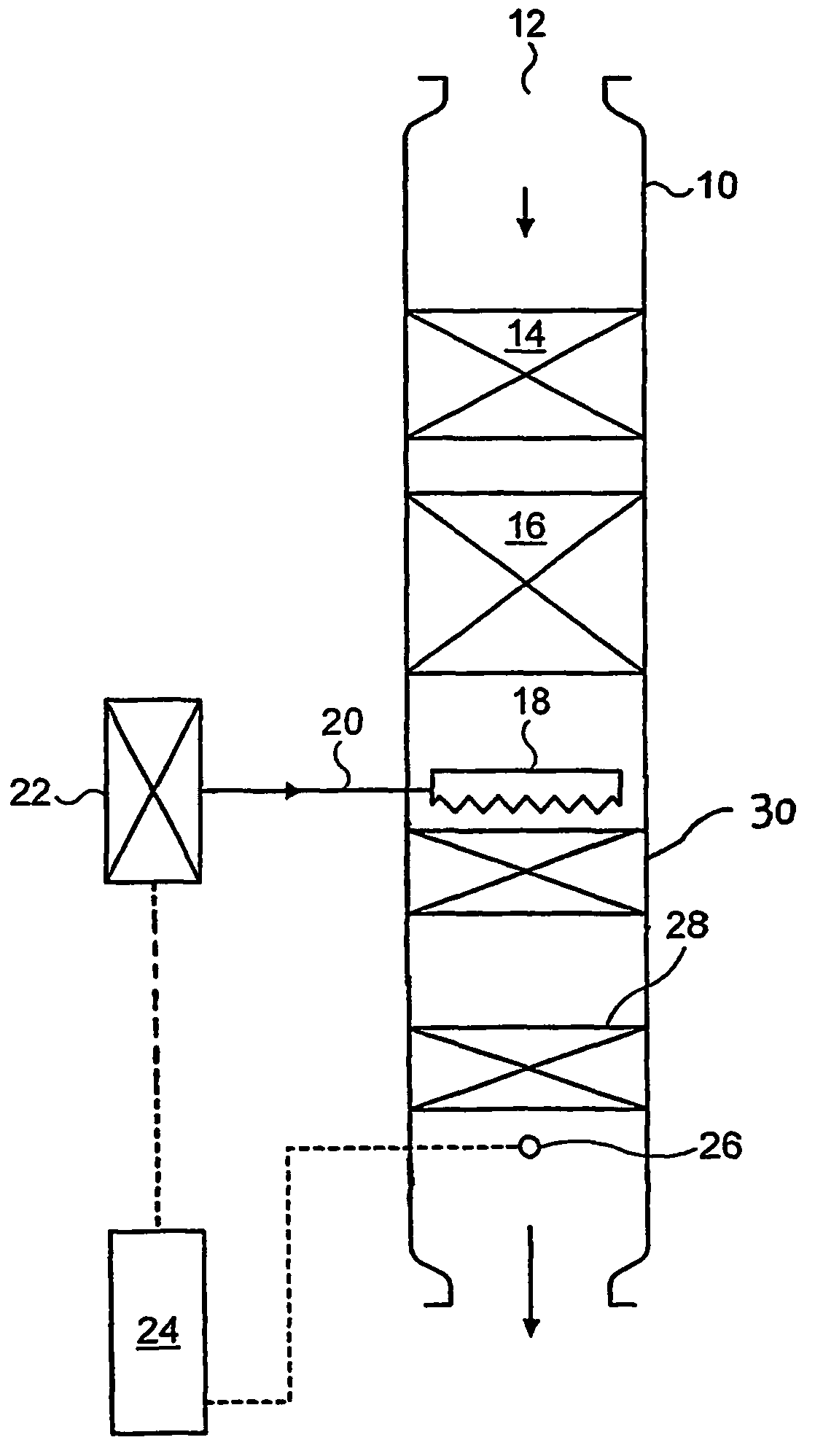 Exhaust system for lean burn IC engines