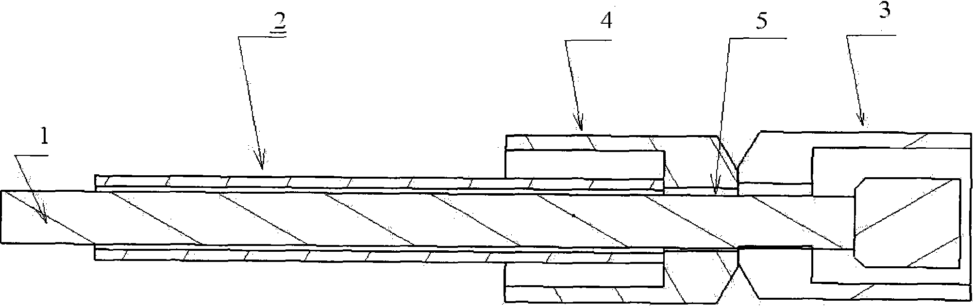 Double cup cover ion source filament seat structure for preventing metal spraying