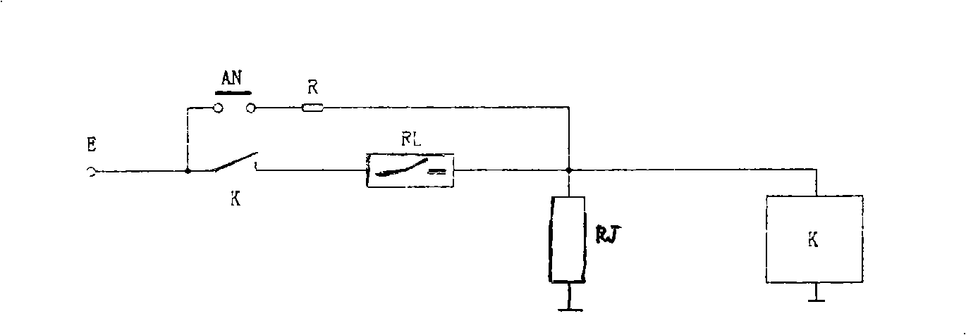 Safe energy-saving partial voltage electricity-borrowing switch