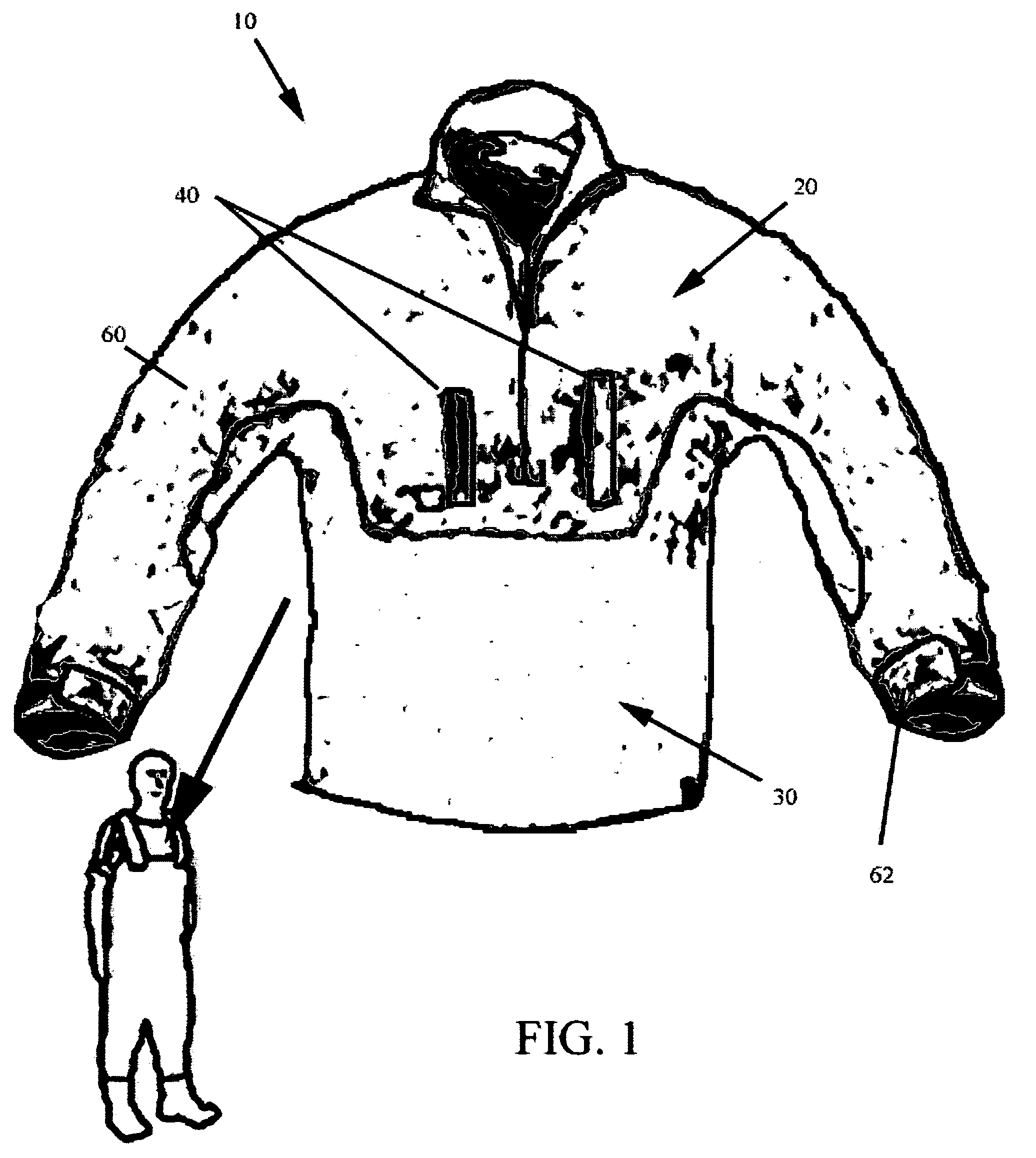 Waterfowl hunter's dual-function top garments