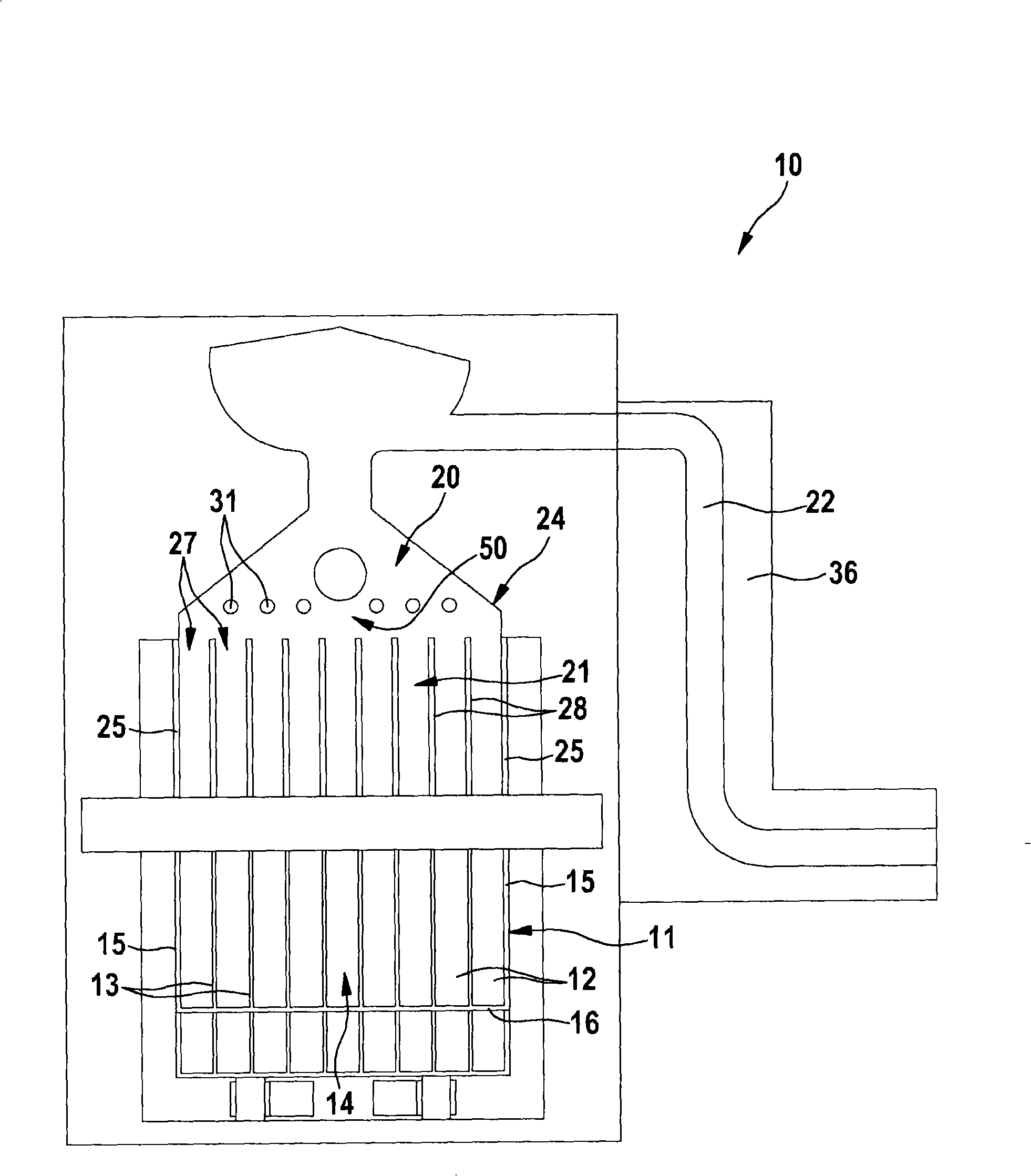 Method and device for filling containers with rod-shaped objects