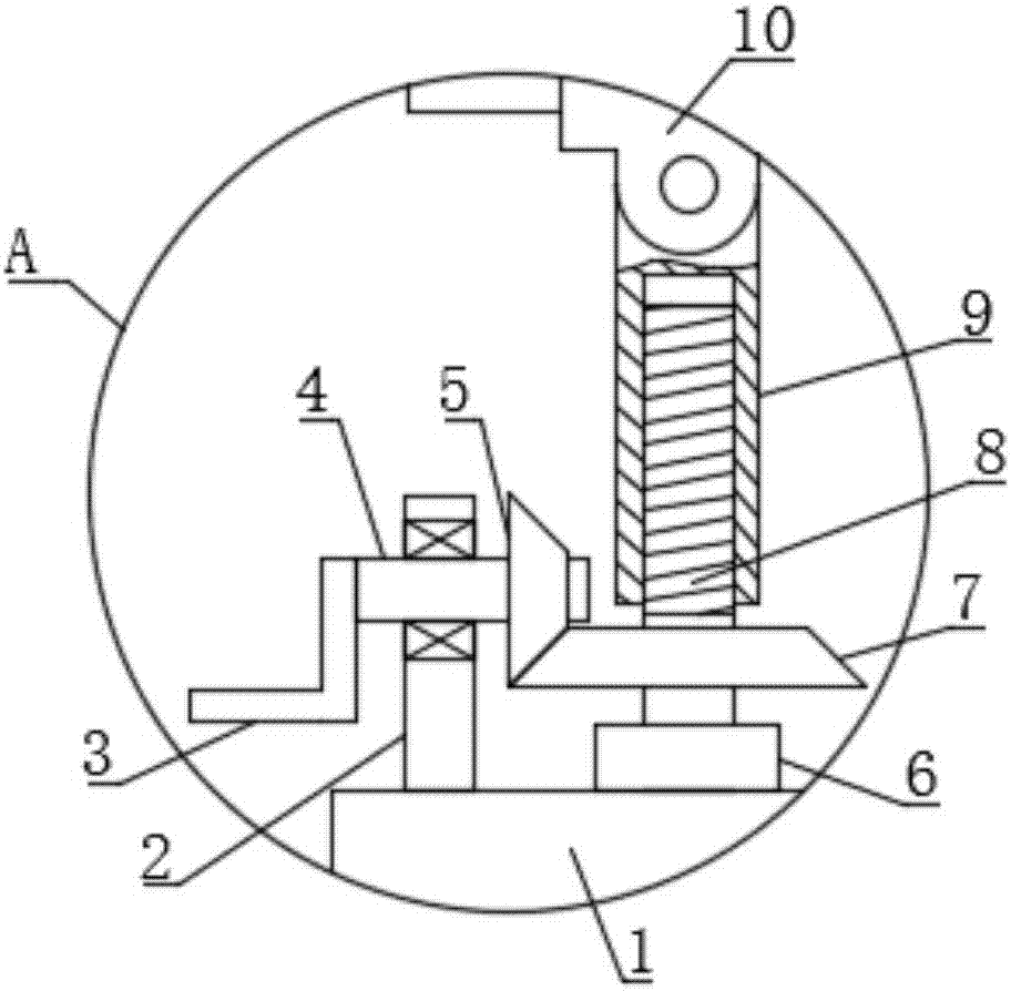 Efficient rapeseed drying and impurity removing device with convenient collecting function