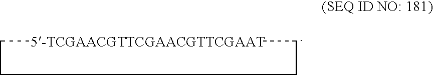 Immunostimulatory sequence oligonucleotides and methods of using the same