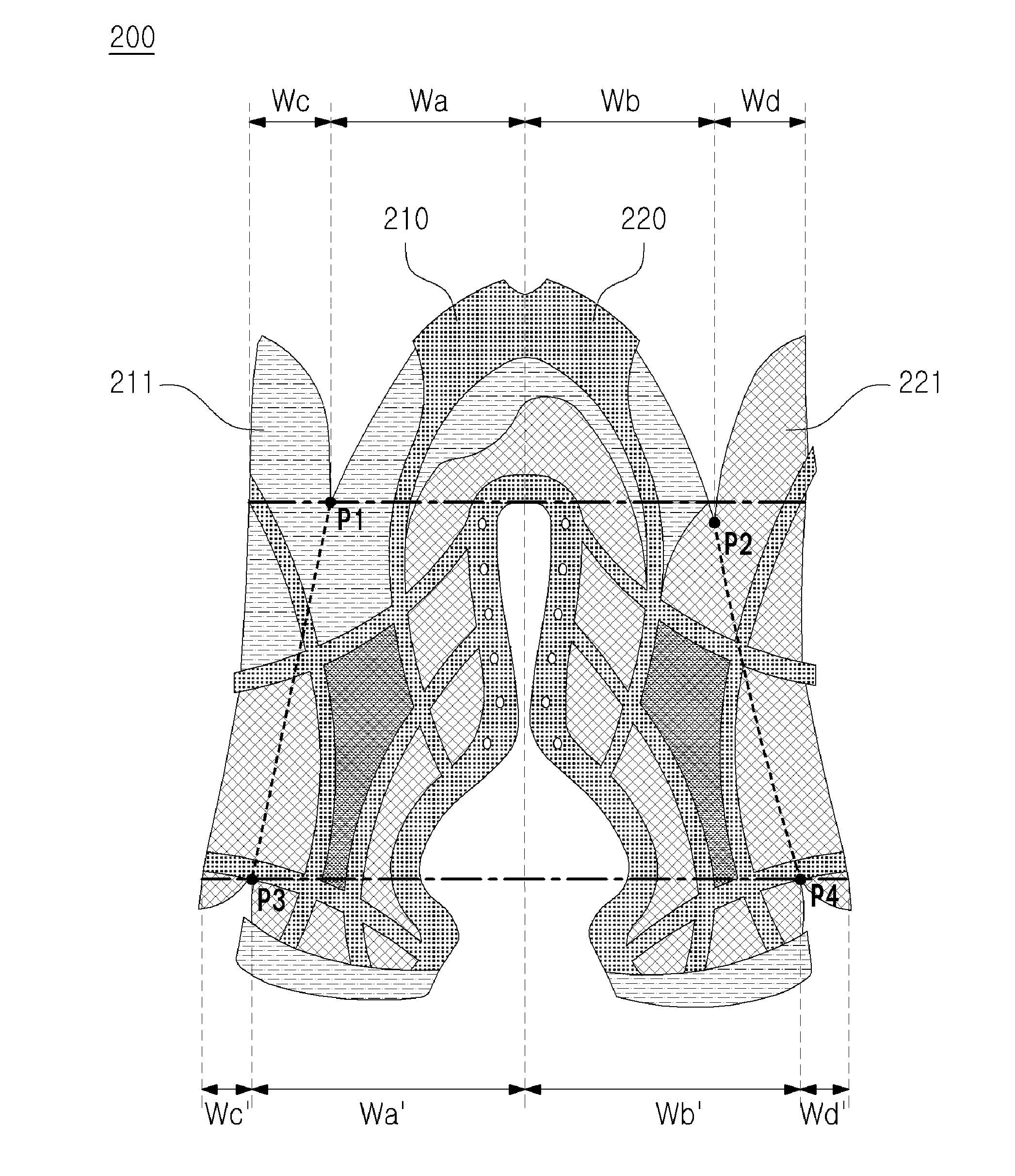 Non-sewing material for a footwear upper, footwear upper and footwear using the same