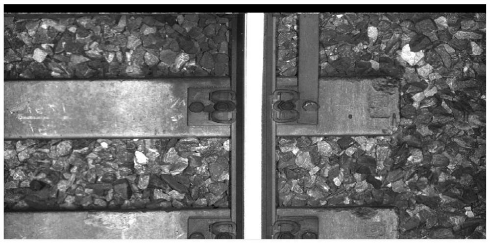 A method for locating and counting sleepers in linear scan images based on gradient projection